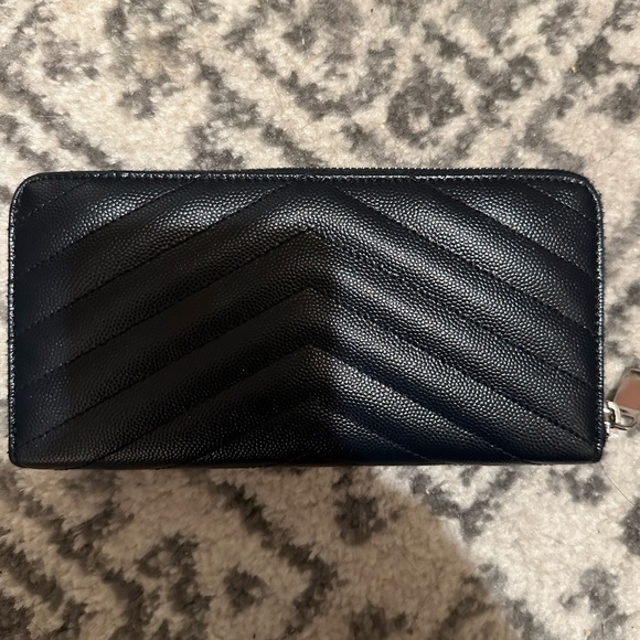 Saint Laurent Cassandre Matelassé Zip Around Wallet - Picture 6 of 6